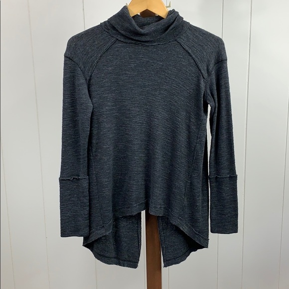 We The Free Sweaters - We the Free Gray Cowl Neck Sweater